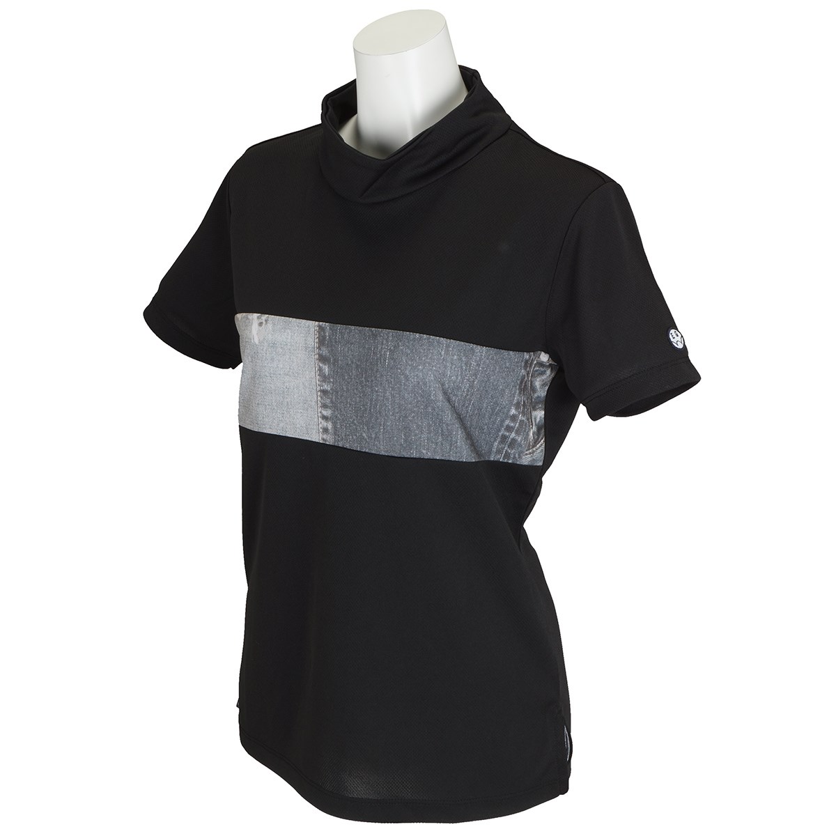 dショッピング |エドウイン EDWIN モックネック半袖シャツ S ブラック レディス | カテゴリ：ポロシャツ・シャツの販売できる商品
