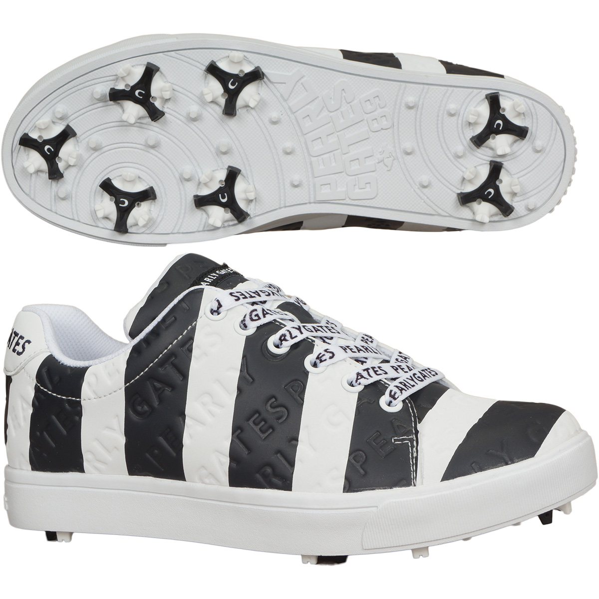  ロゴ素押し×太ボーダー ローカットシューズ&nbsp;レディス