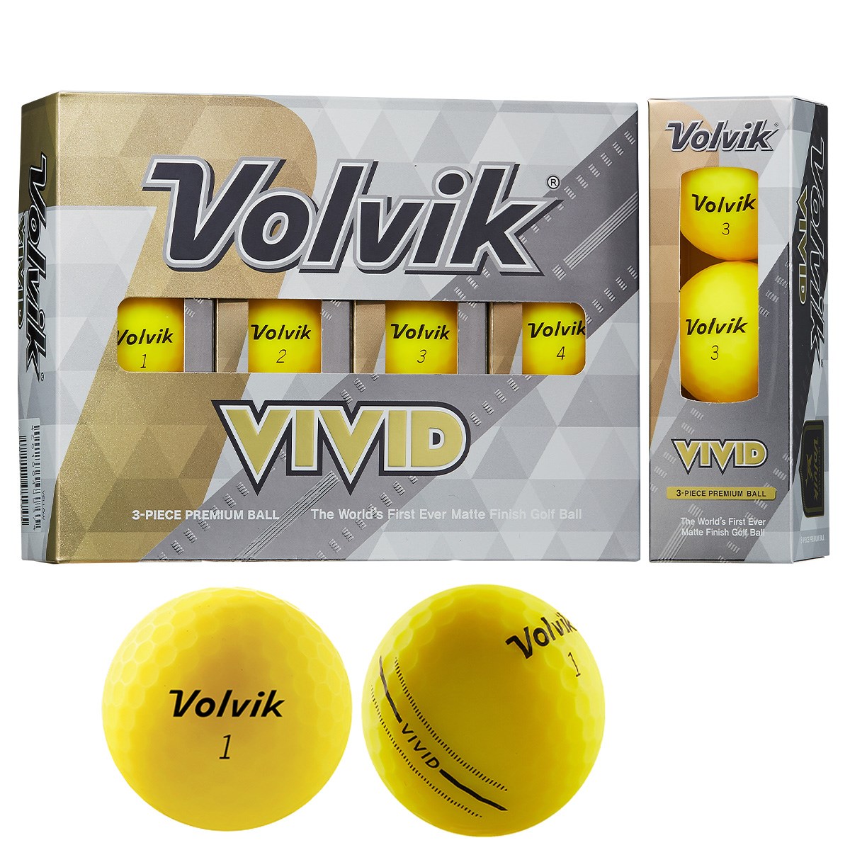 新作販売 ボルビック ゴルフボール ビビッド 1ダース 12個入りVOLVIK NEW VIVID NP ピンク fucoa.cl