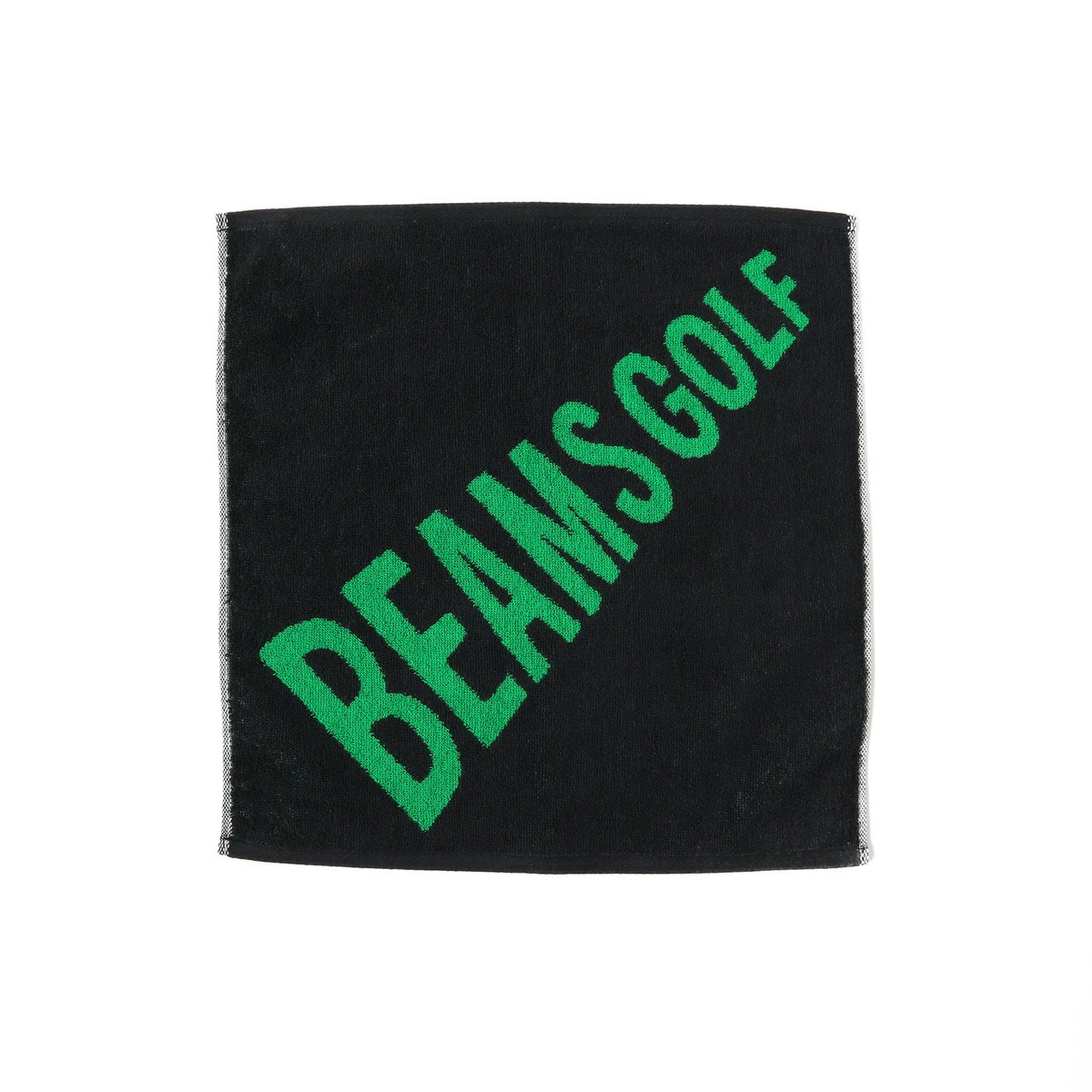[2020年モデル] ビームスゴルフ BEAMS GOLF BEAMS GOLF 今治 ハンドタオル フラッグロゴ ブラック 19 メンズ