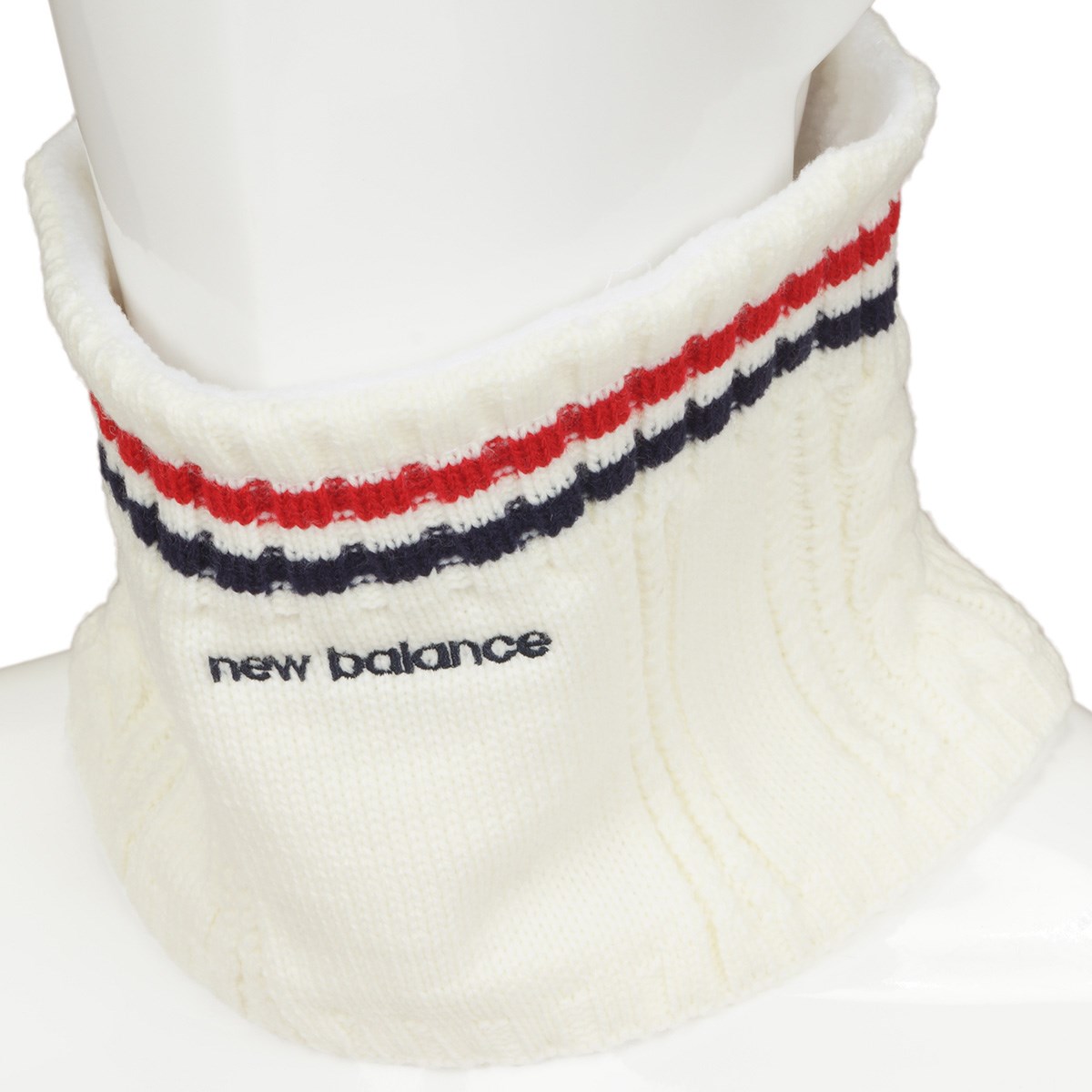 dショッピング |ニューバランス New Balance METRO ニットネックウォーマー ホワイト 030 フリー レディス | カテゴリ