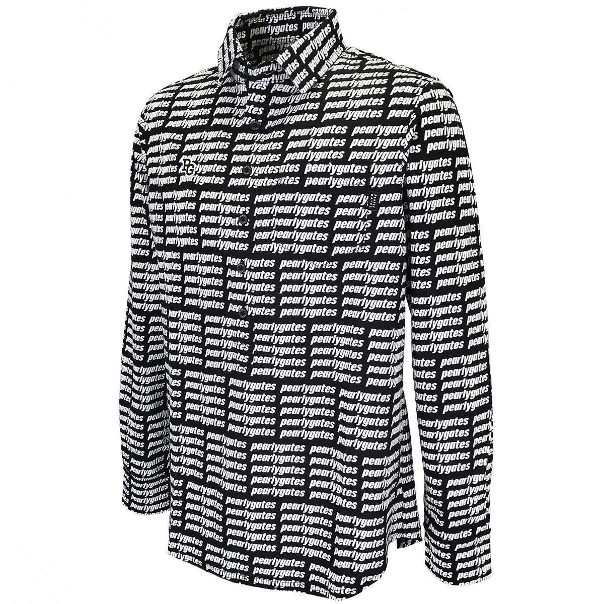 「パーリーゲイツ TCポンチローマ 格子ブロックロゴ長袖ポロシャツ 」（ポロシャツ・シャツ）- ゴルフ(GOLF)用品のネット通販