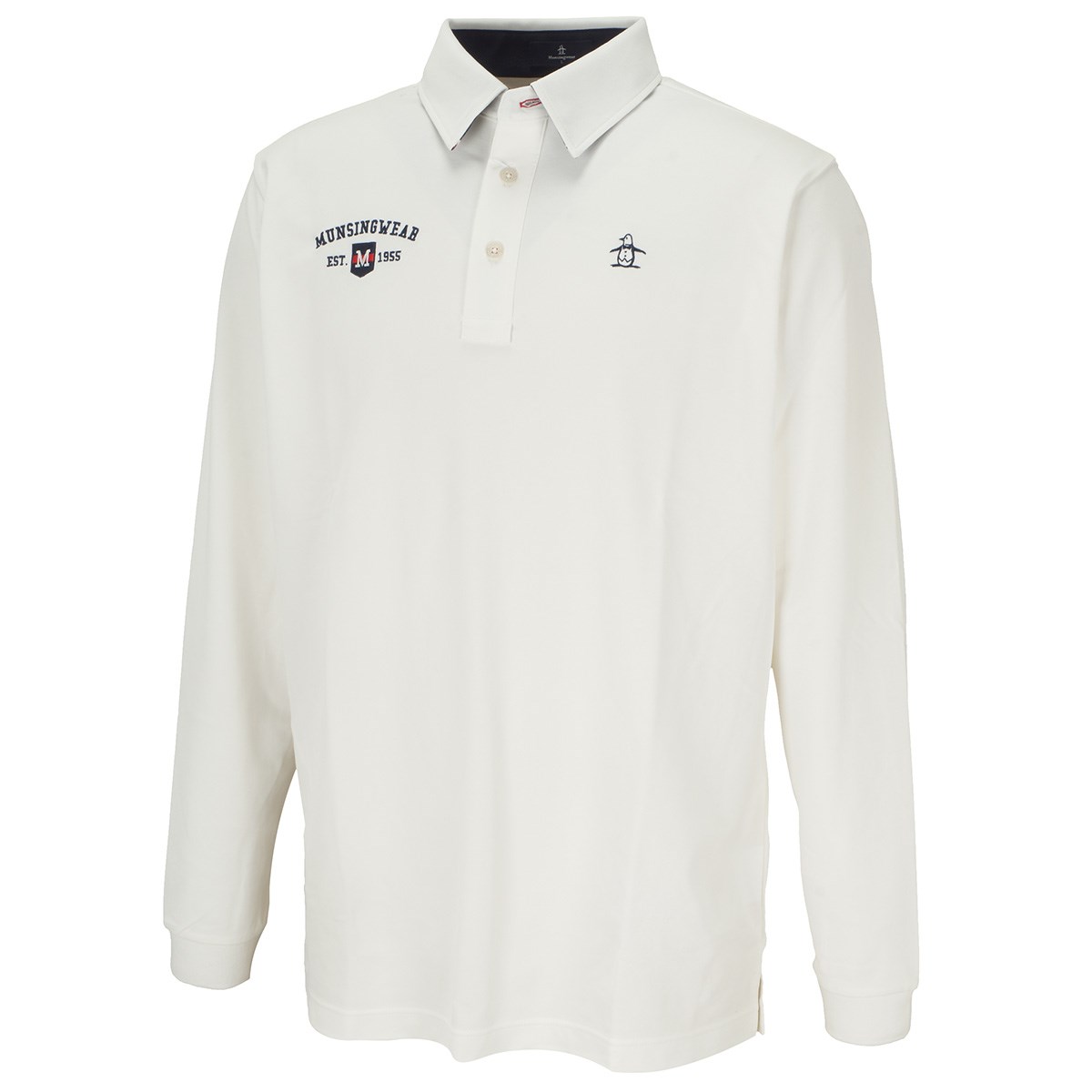 Munsingwear ホワイト ポロシャツ M MUNSINGWEAR ホワイトポロシャツ M