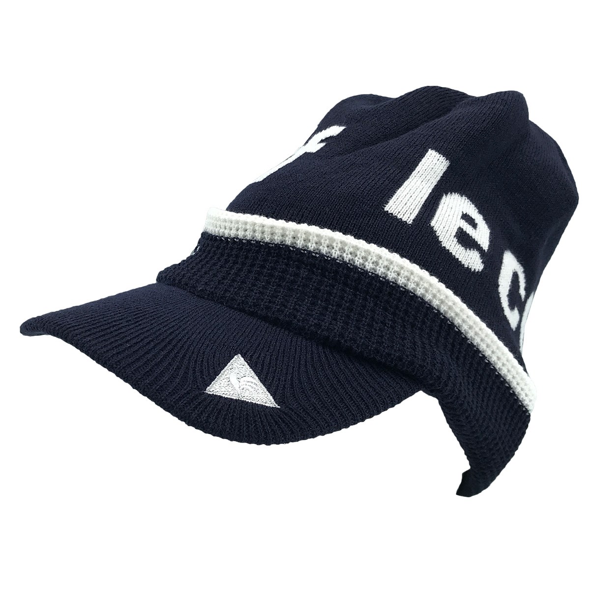 dショッピング |ルコックゴルフ Le coq sportif GOLF ツバ付きニットキャップ フリー ネイビー 00 | カテゴリ：帽子