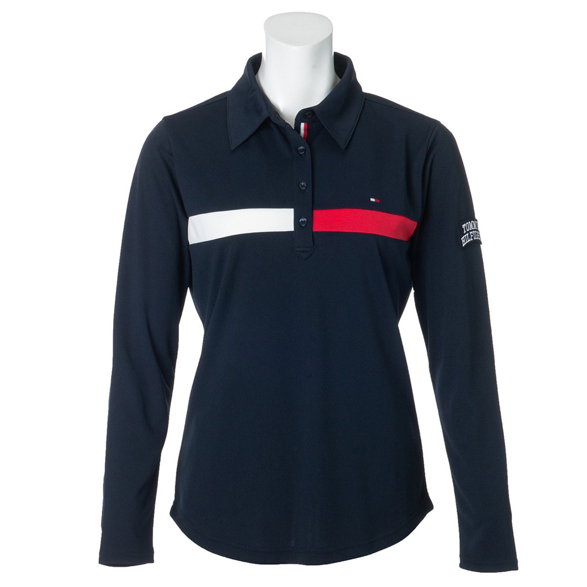 シグネチャーストライプ 長袖ポロシャツ レディス トミー ヒルフィガー ゴルフ Tommy Hilfiger Golf Thla044 通販 Gdoゴルフショップ