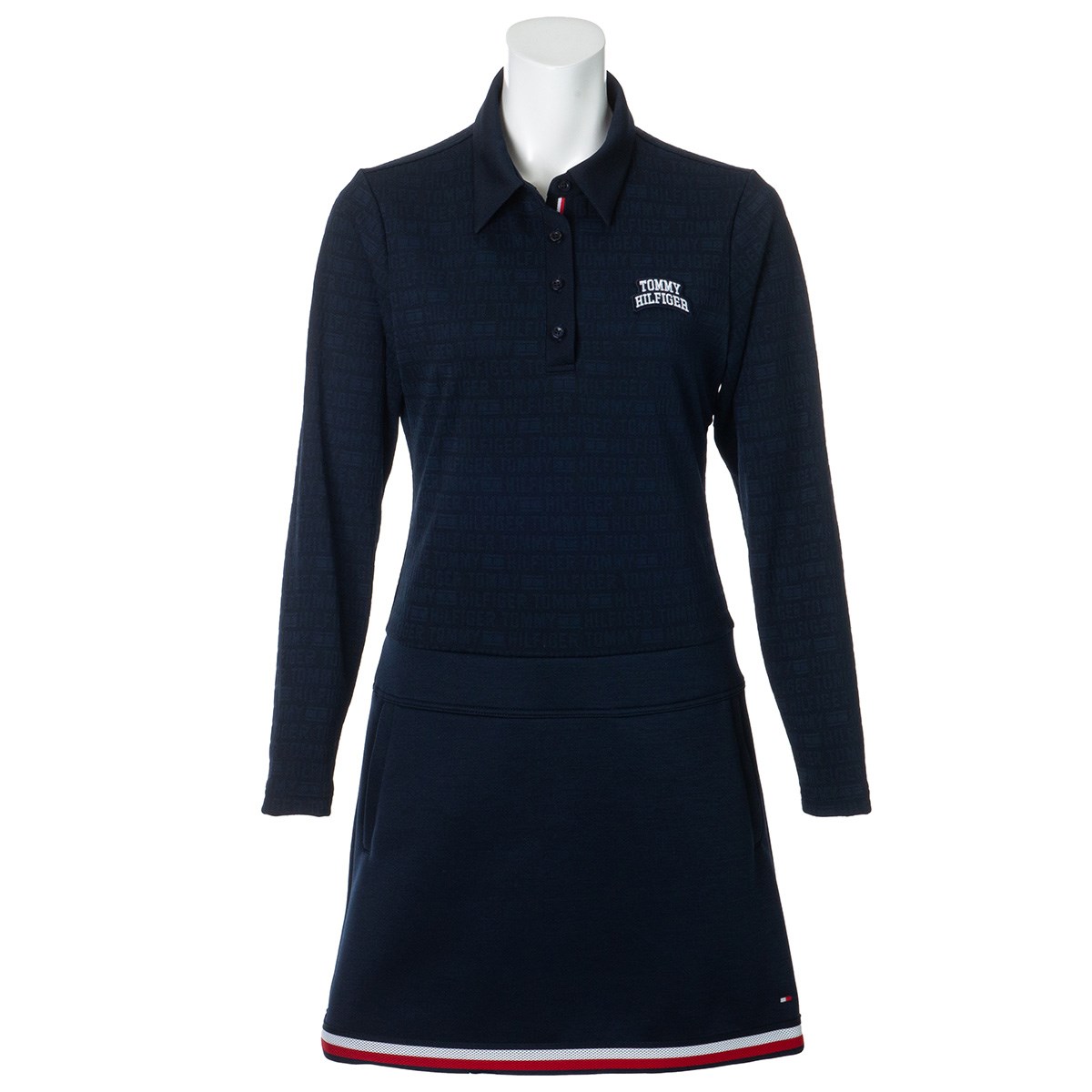 ロゴジャカードワンピース レディス トミー ヒルフィガー ゴルフ Tommy Hilfiger Golf Thla045 通販 Gdoゴルフショップ