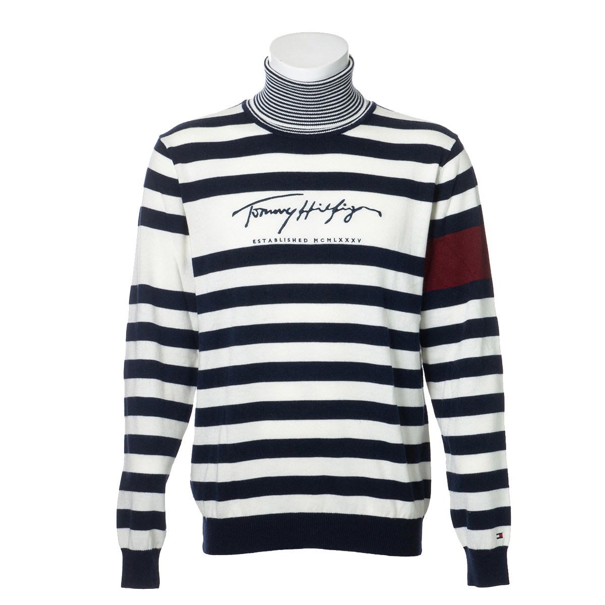 市場 TOMMY トミー HILFIGER タートルネックニットセーター GOLF ヒルフィガーゴルフ