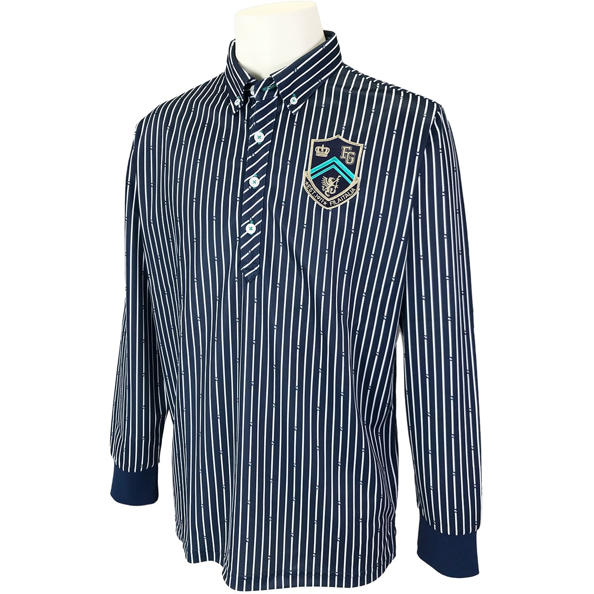 ストライプ柄 長袖ポロシャツ フィラ Fila 通販 Gdoゴルフショップ