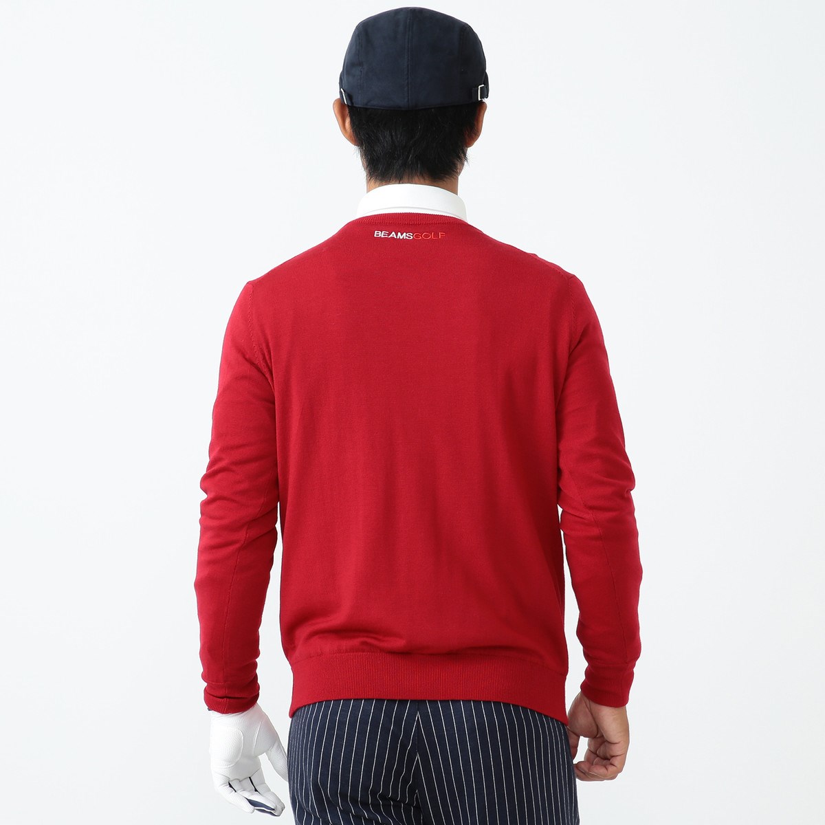 BEAMS GOLF PURPLE LABEL 防風 タラッティ Vネック セーター(中間着