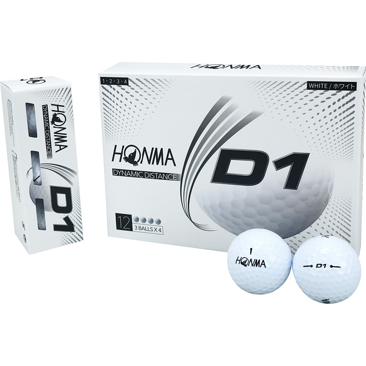 本間ゴルフ(HONMA GOLF) D1 ボール 2020年モデル 