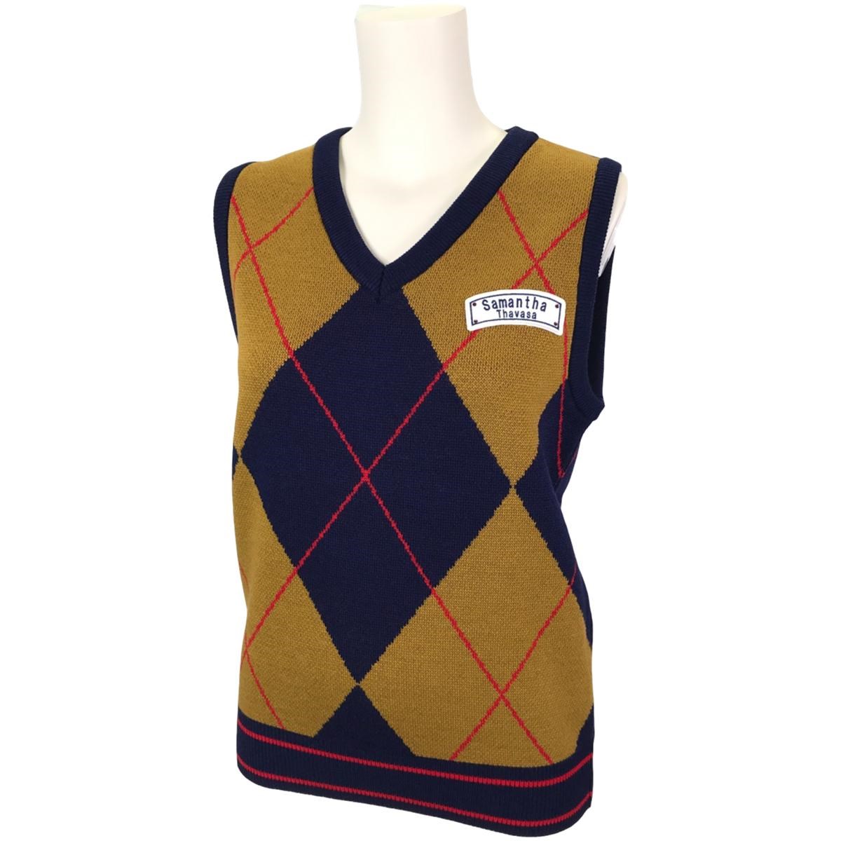アーガイルニットベスト レディス サマンサタバサ Samantha Thavasa Under25 No 7 通販 Gdoゴルフショップ