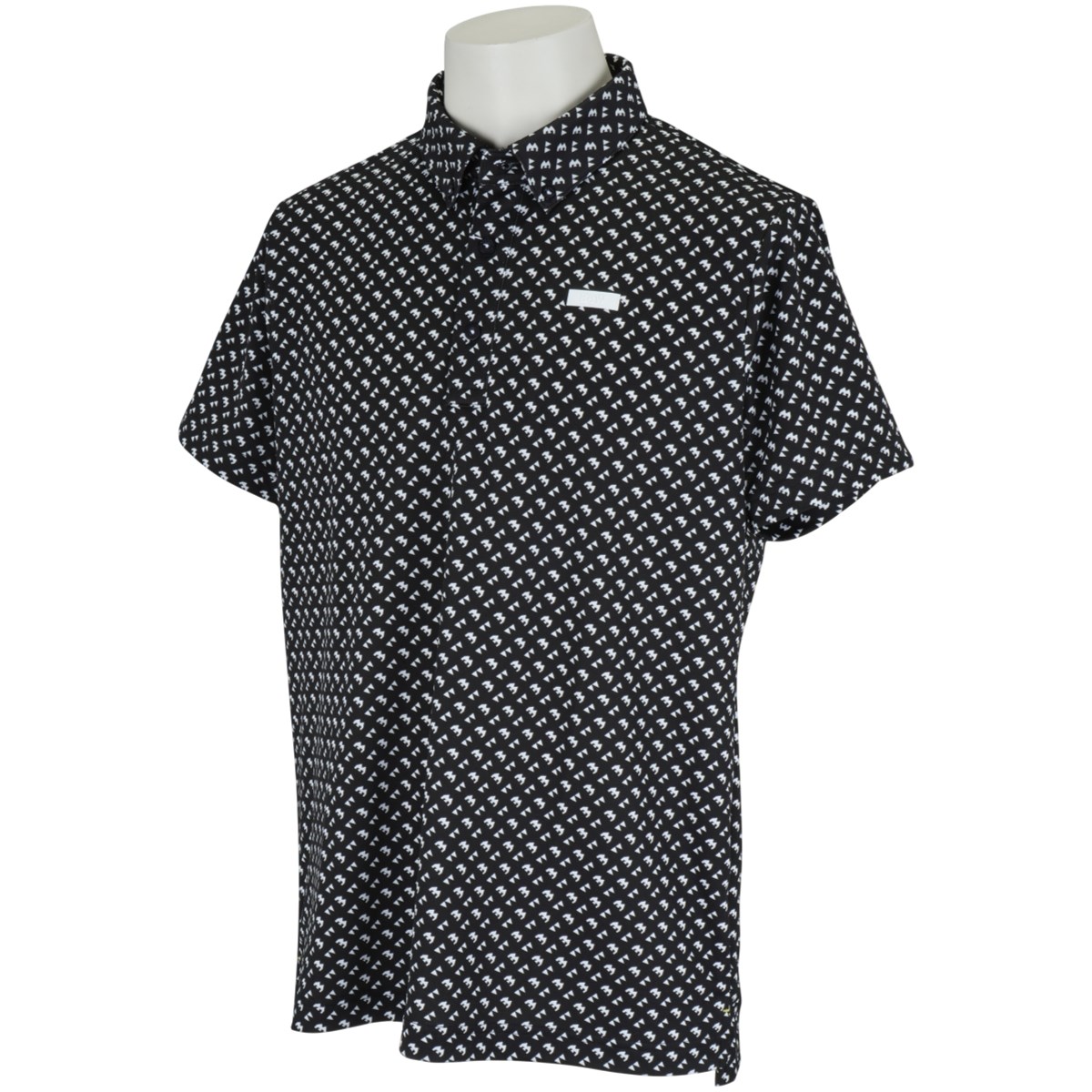 dショッピング |ブラック＆ホワイト Black＆White WHITE Line 半袖ポロシャツ M ブラック | カテゴリ：ポロシャツ