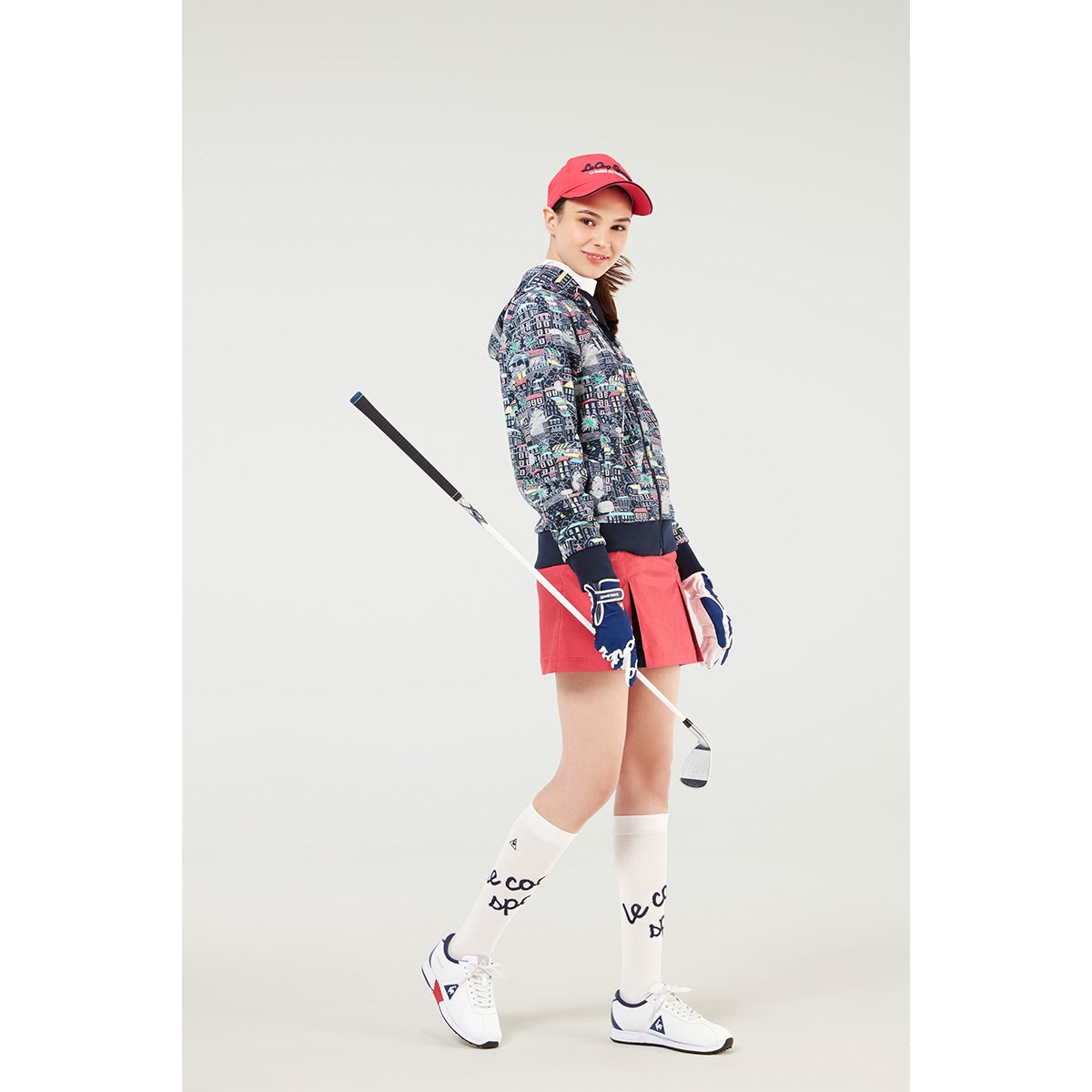 dショッピング |ルコックゴルフ Le coq sportif GOLF ロゴデザインハイソックス フリー ホワイト 00 レディス | カテゴリ： ソックスの販売できる商品 | GDOゴルフショップ (0521004865095)|ドコモの通販サイト