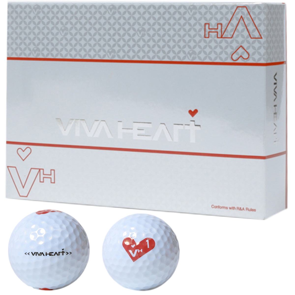 VIVA HEART ゴルフボール レディスの画像