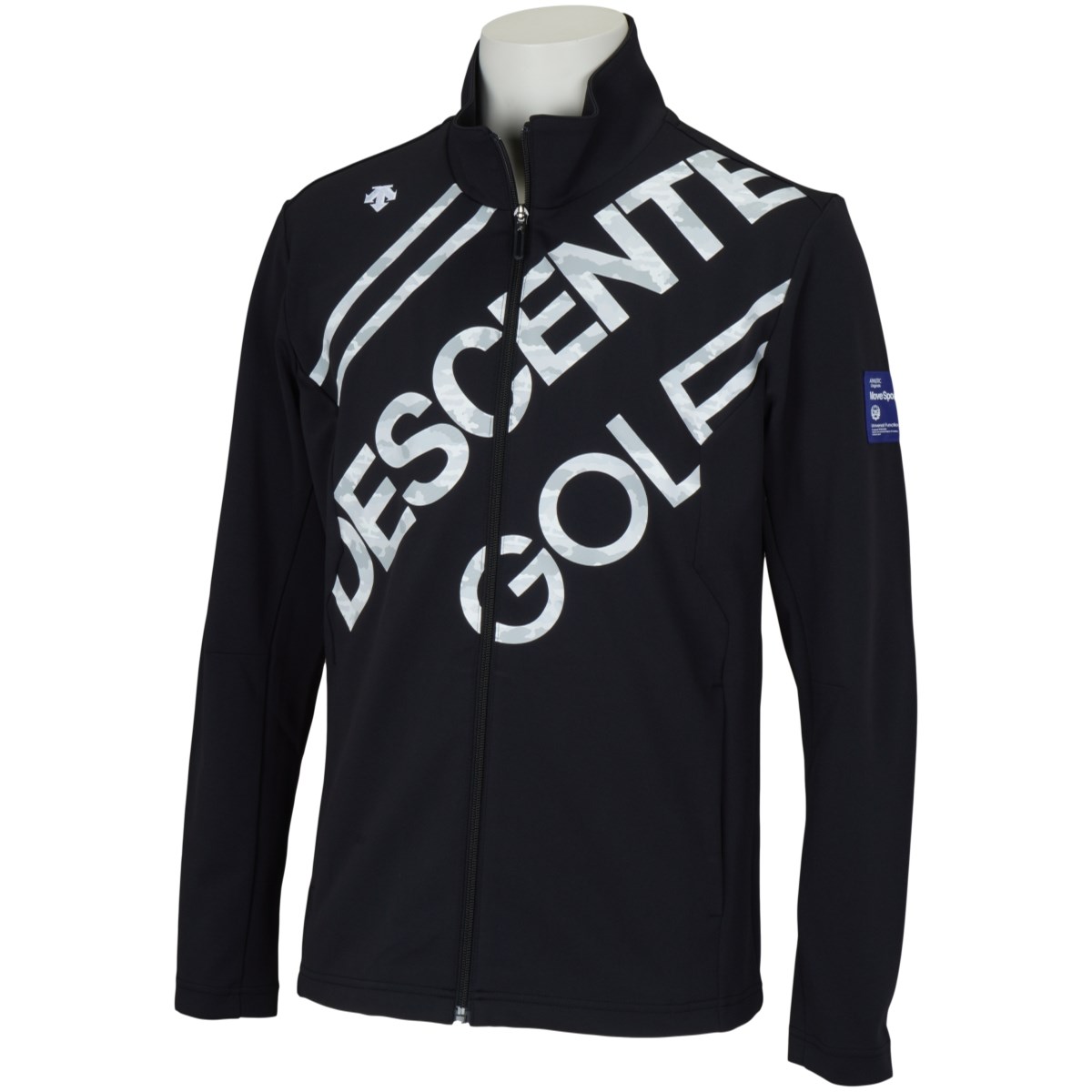 デサントゴルフ(DESCENTE GOLF) BLUE LABEL デルタカモフラロゴプリントジャージー ジャケット 