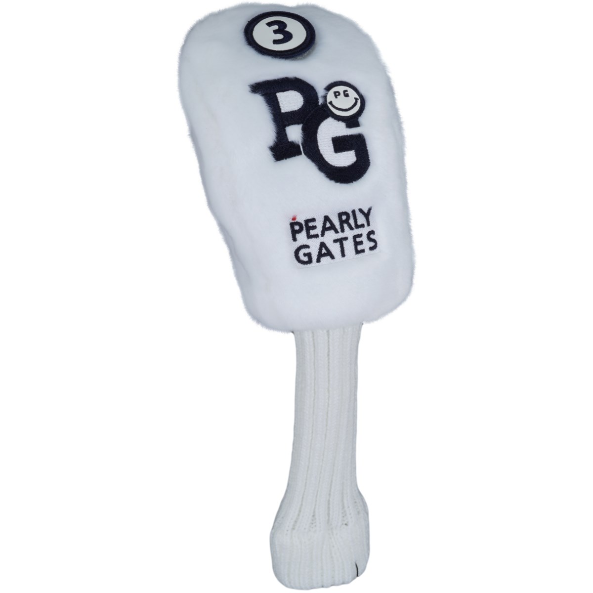[定番モデル] パーリーゲイツ PEARLY GATES ボア ヘッドカバー FW用 ホワイト 030 メンズ ゴルフ