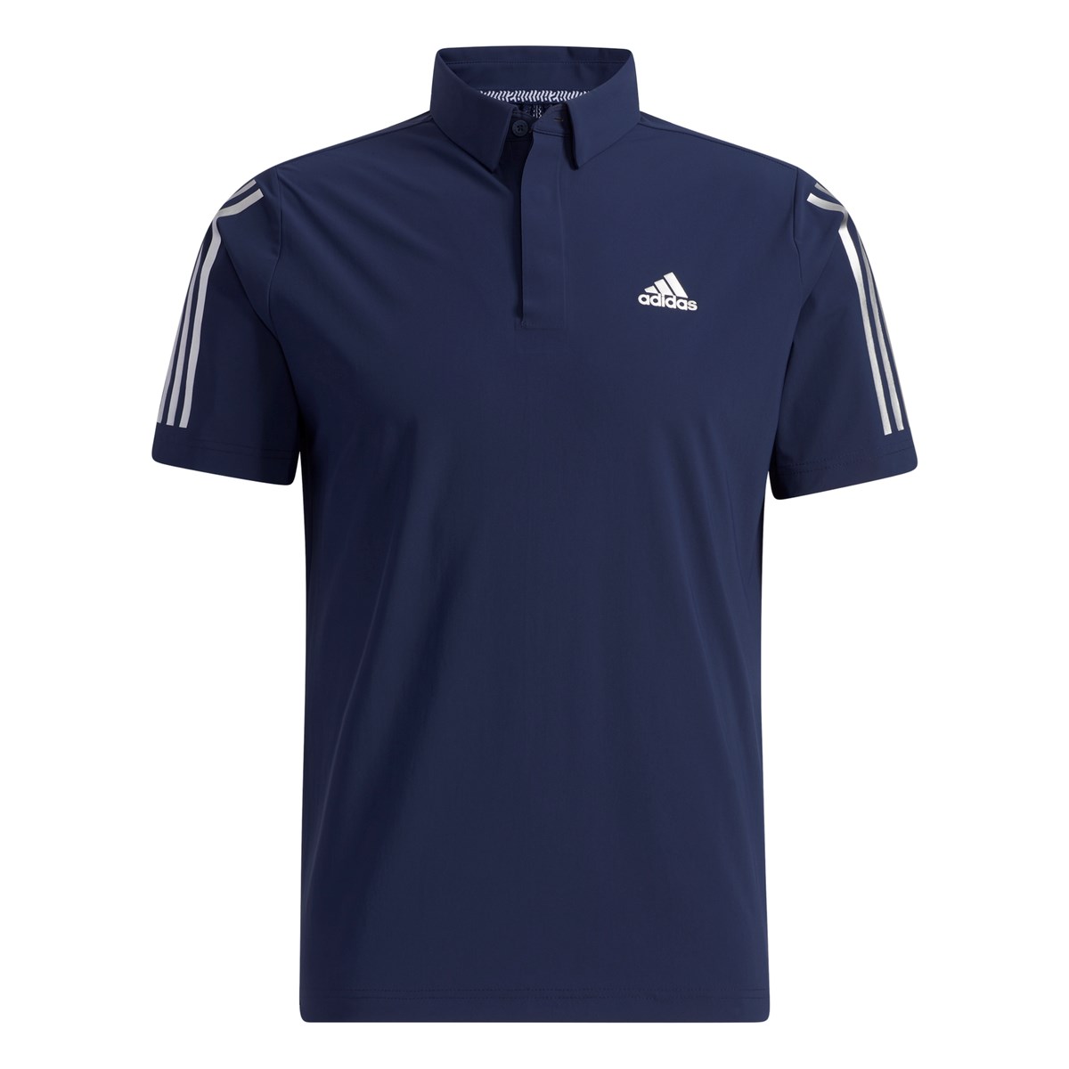 スリーブ ストライプス ストレッチ半袖ボタンダウンポロシャツ アディダス Adidas 通販 Gdoゴルフショップ