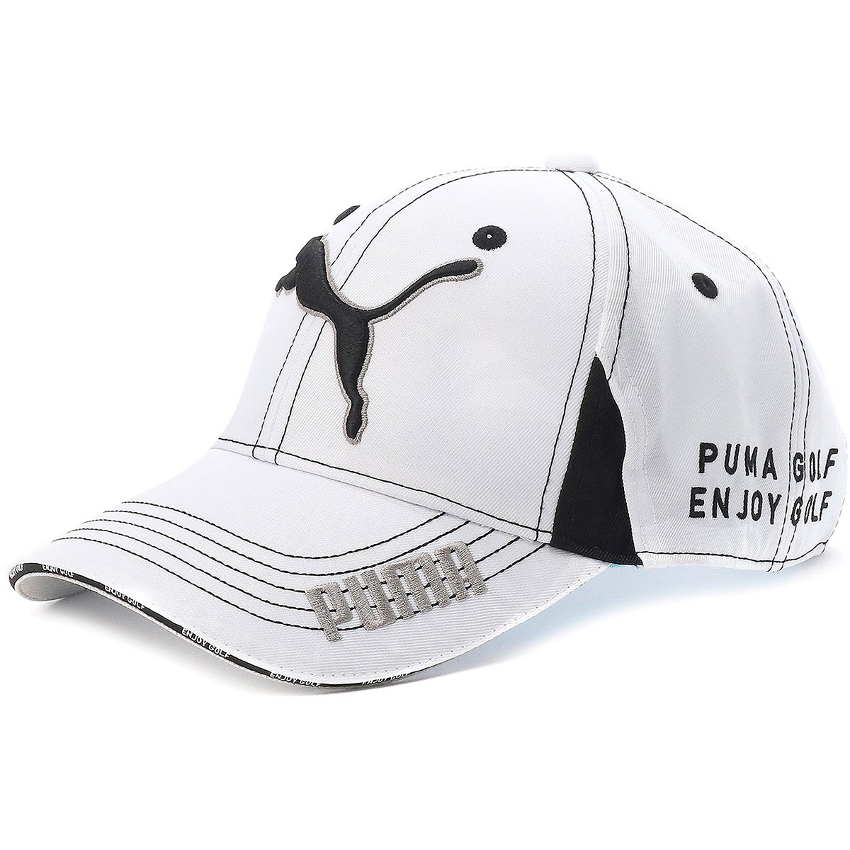 [アウトレット] [在庫限りのお買い得商品] プーマ PUMA W ツアーラウンドキャップ ブライトホワイト／プーマブラック 07 レディース ゴルフウェア 帽子