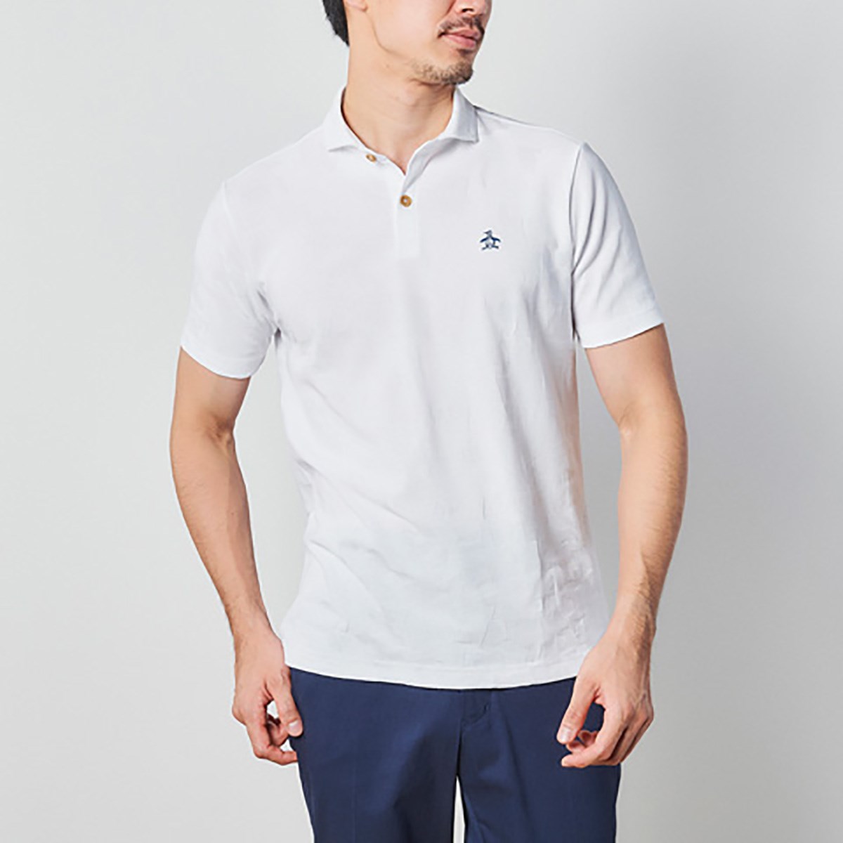 dショッピング |マンシングウェア Munsingwear オーガニックコットンカモフラージュ半袖ポロシャツ L ホワイト 00 | カテゴリ