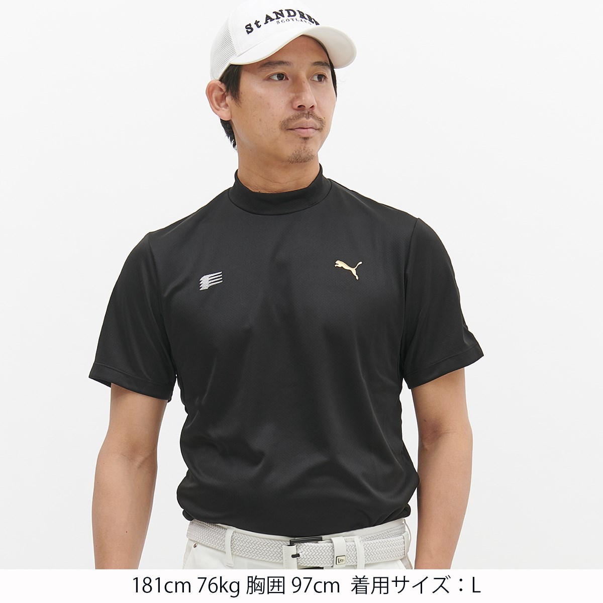 dショッピング |プーマ PUMA スイングカット モックネック 半袖シャツ 