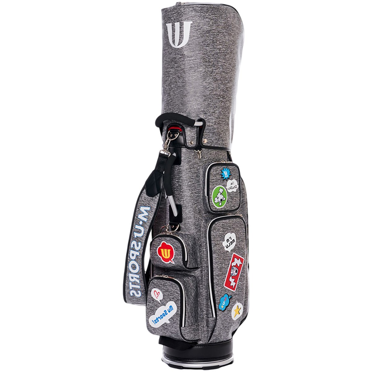 dショッピング |MUスポーツ M.U SPORTS ワッペンモチーフ キャディ