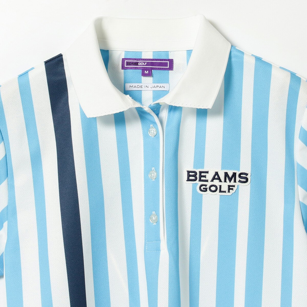 変則 ストライプ ポロシャツ レディス(半袖シャツ・ポロシャツ)|BEAMS 