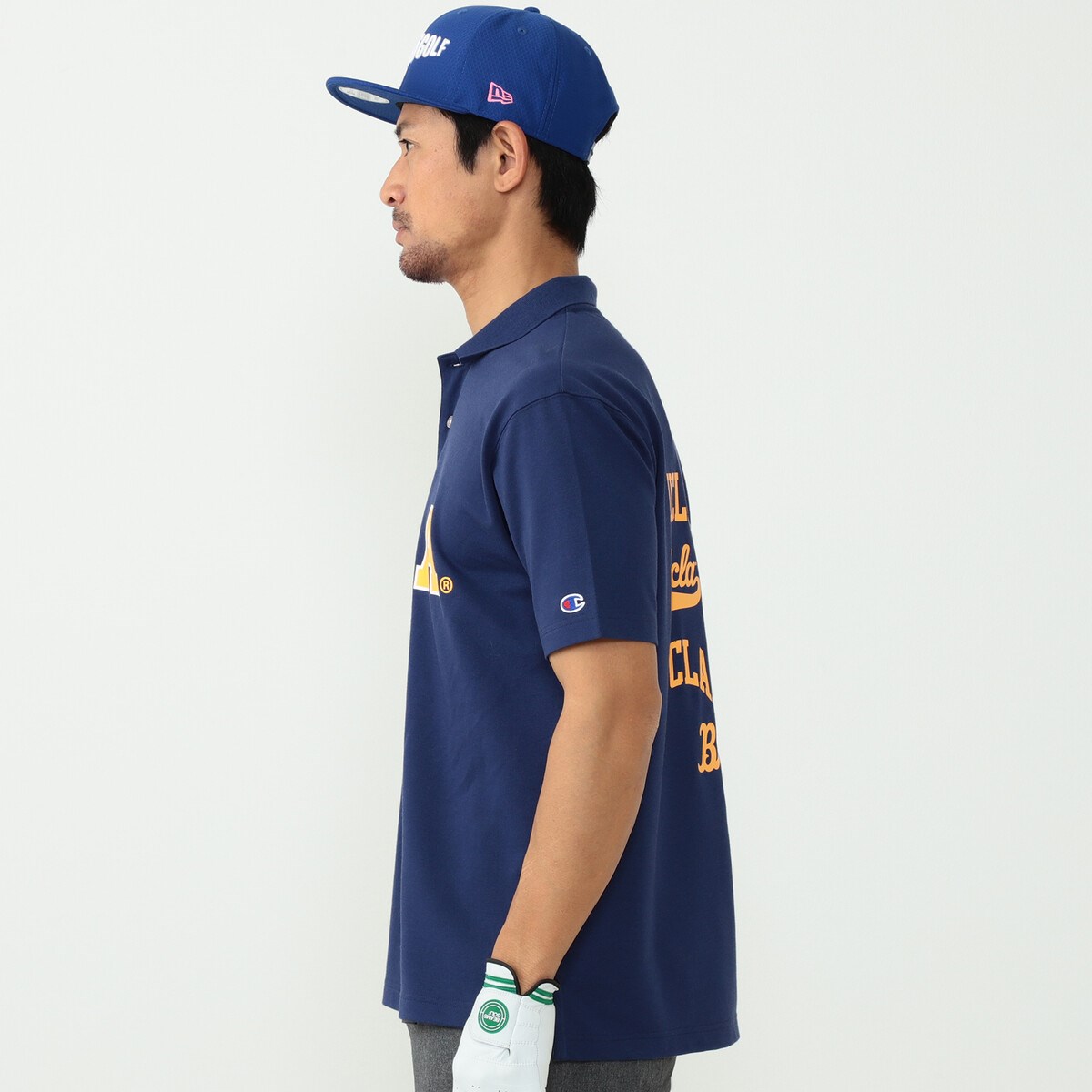 BEAMS GOLF ビームスゴルフ 10周年記念別注モデル ポロシャツ 白 半袖