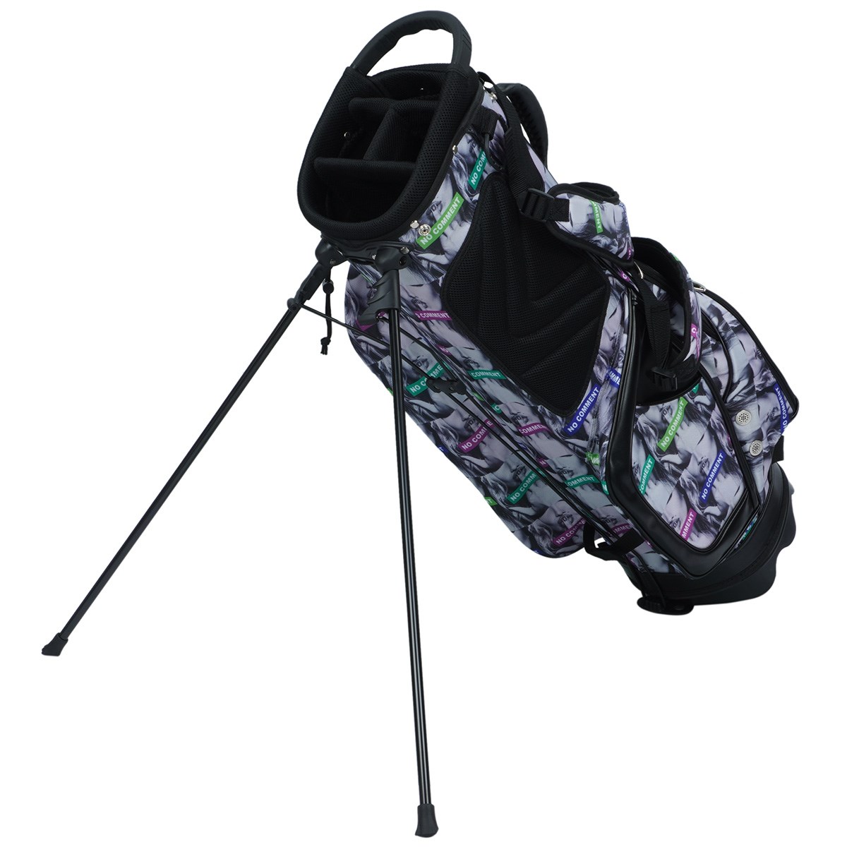 NO COMMENT PARIS ゴルフトートバッグ ノーコメントパリ NO COMMENT PARIS 総柄 カートバッグ : GDO