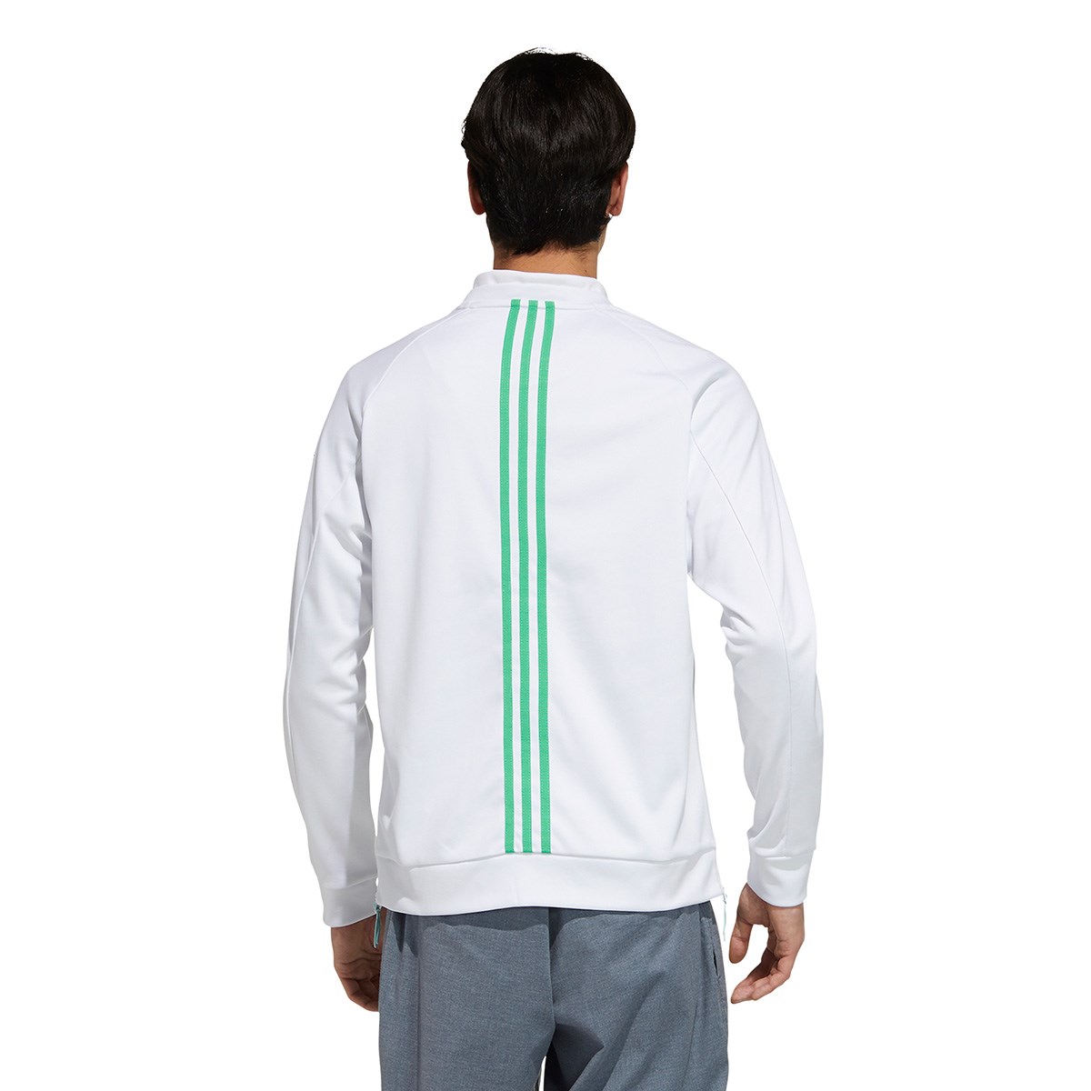 dショッピング |アディダス Adidas PRIMEGREEN 防風長袖クルーネックスウェット J／M ホワイト | カテゴリ：セーター