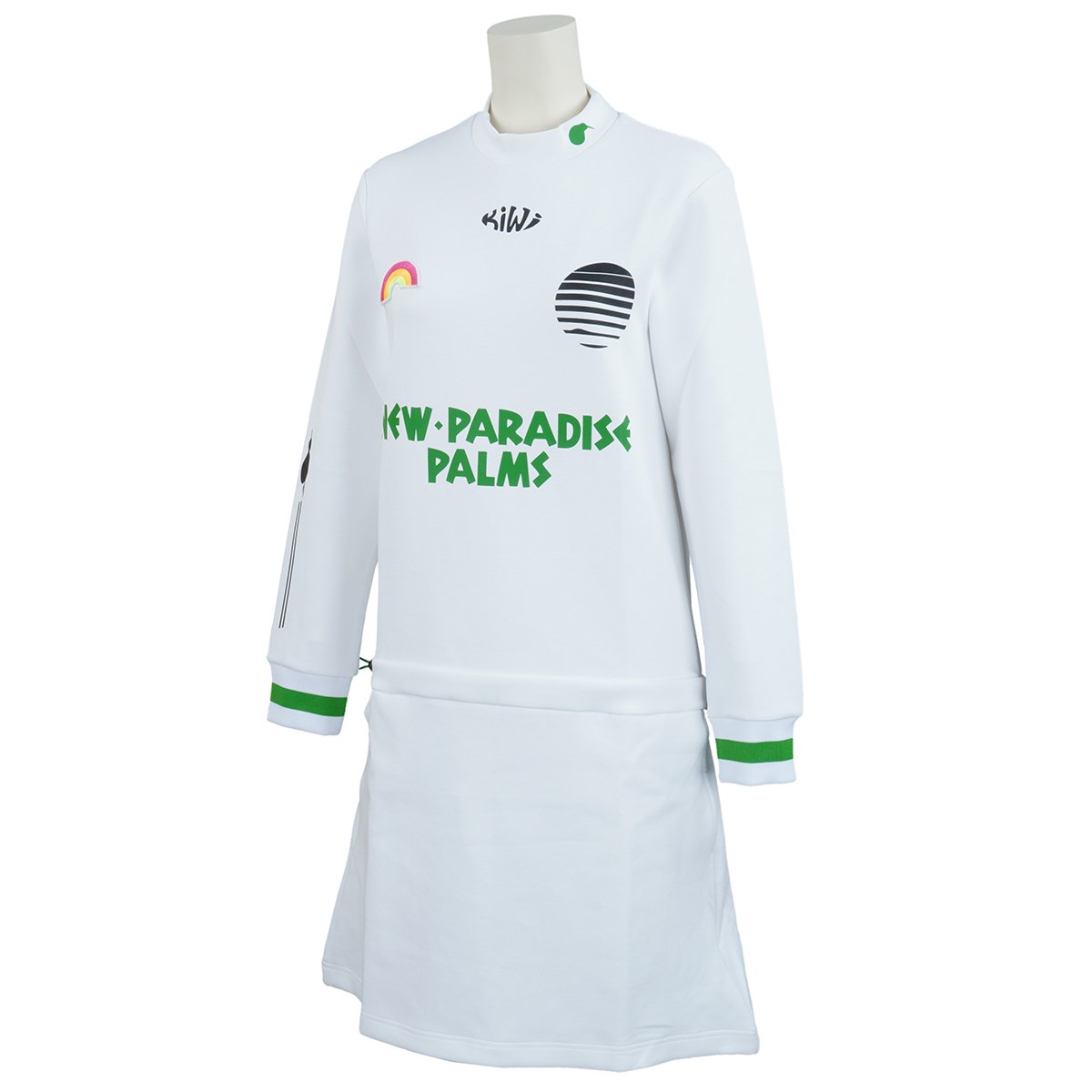 Dショッピング キウイ アンド コー Kiwi Co ストレッチテックワンピース M ホワイト レディス カテゴリ ワンピースの販売できる商品 Gdoゴルフショップ ドコモの通販サイト