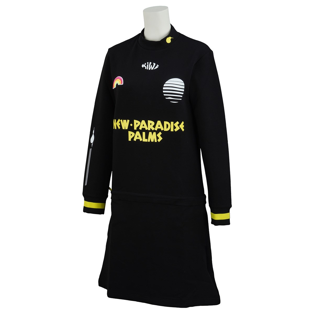 Dショッピング キウイ アンド コー Kiwi Co ストレッチテックワンピース S ブラック レディス カテゴリ ワンピースの販売できる商品 Gdoゴルフショップ ドコモの通販サイト