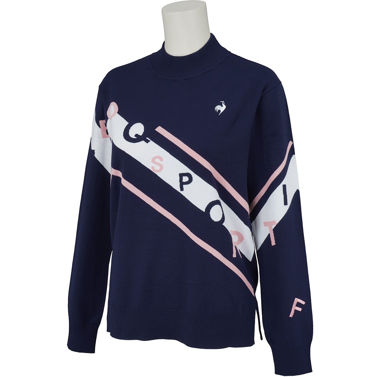 dショッピング |ルコックゴルフ Le coq sportif GOLF ストレッチ スクエアネックセーター M ネイビー 00 レディス |  カテゴリ：セーター・トレーナー・ベストの販売できる商品 | GDOゴルフショップ (0521005078157)|ドコモの通販サイト