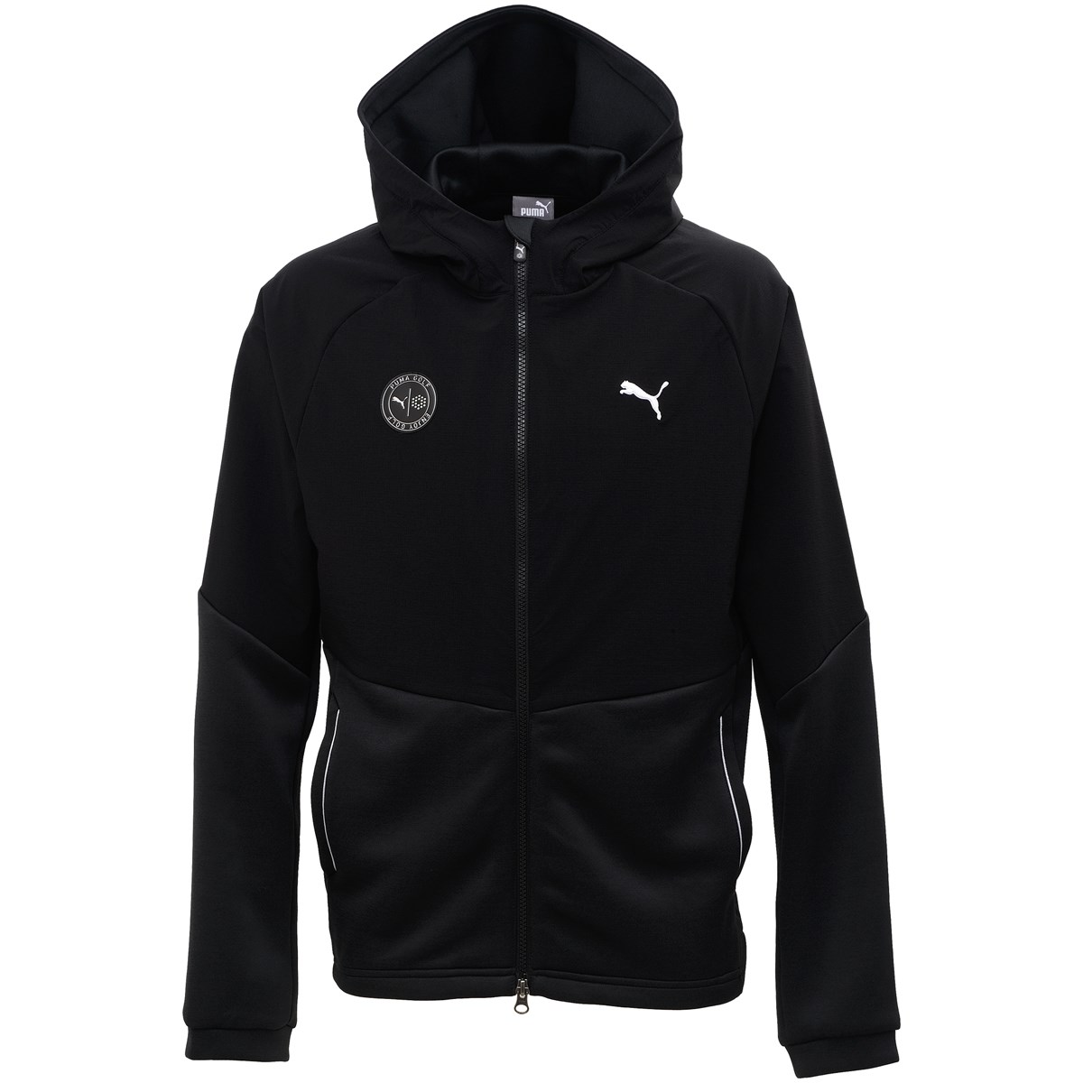 dショッピング |プーマ PUMA コンビネーション フルジップフーディー M プーマ ブラック 01 |  カテゴリ：セーター・トレーナー・ベストの販売できる商品 | GDOゴルフショップ (0521005088766)|ドコモの通販サイト