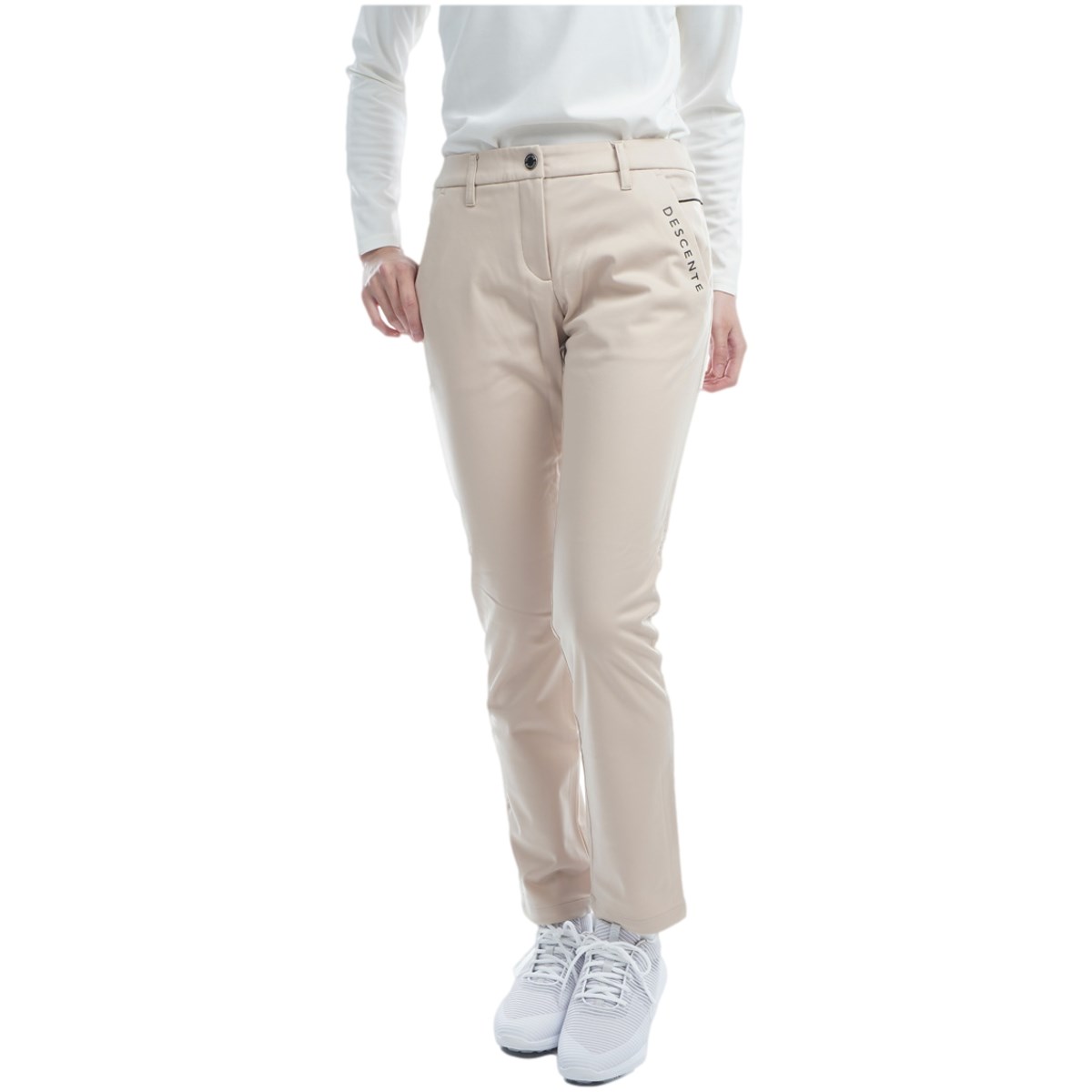 DESCENTE GOLF デサントゴルフ　コーティングニット　パンツ　L ロゴ DESCENTE GOLF デサントゴルフ コーティングニット パンツ L ロゴ