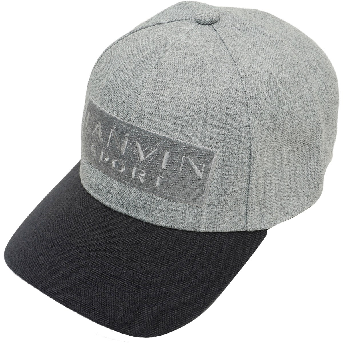 [アウトレット] [50％OFF 在庫限りのお買い得商品] ランバン スポール LANVIN SPORT ロゴ刺繍キャップ グレー 03 メンズ ゴルフウェア 帽子