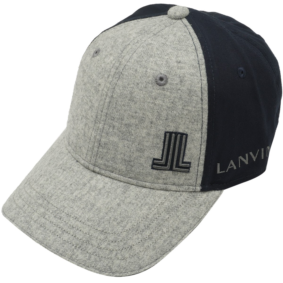 LANVIN - coco 未使用品 ランバンスポール LANVIN SPORT キャップ フリー グレー グログランリボン　つば広 LANVIN - coco 未使用品 ランバンスポール LANVIN SPORT