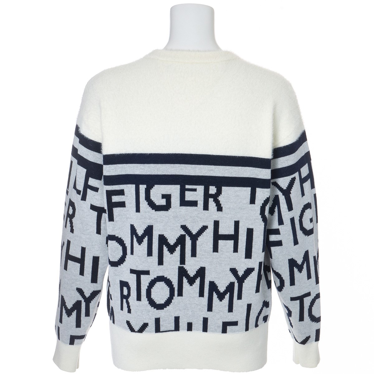 dショッピング |トミー ヒルフィガー ゴルフ TOMMY HILFIGER GOLF ロゴジャカード クルーネックセーター L ホワイト 00  レディス | カテゴリ：セーター・トレーナー・ベストの販売できる商品 | GDOゴルフショップ (0521005112080)|ドコモの通販サイト