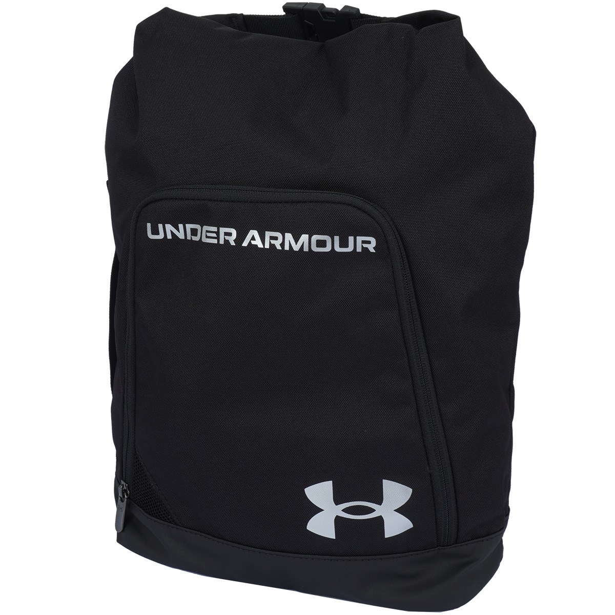 [定番モデル] アンダーアーマー UNDER ARMOUR UA コンテイン シューズケース Black／Black／Metallic Silver メンズ ゴルフ