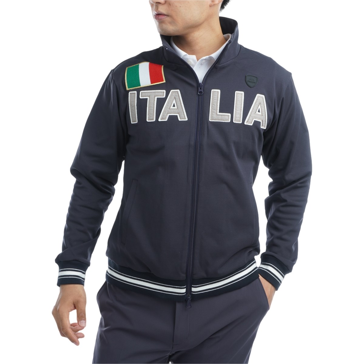 カッパ Kappa ITALIA ストレッチフーデッドトラックジャケット