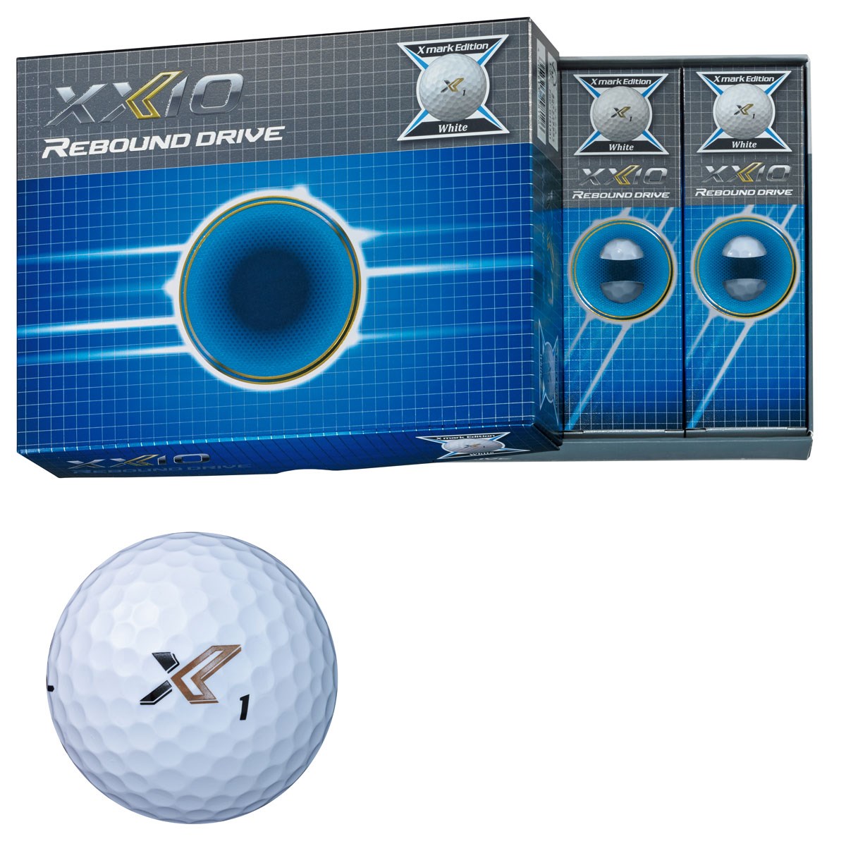 ゼクシオ リバウンド ドライブ Xマーク エディションボール(ボール（新品）)|XXIO(ダンロップ) XNRDXWHの通販 - GDOゴルフ ショップ(0000651534)