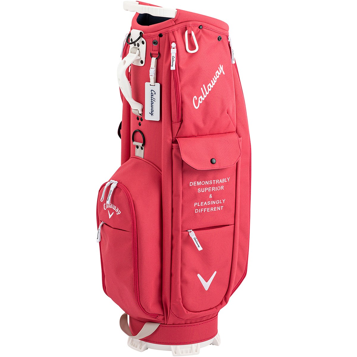 キャロウェイ ゴルフキャディバッグ ベージュとピンク 楽天市場