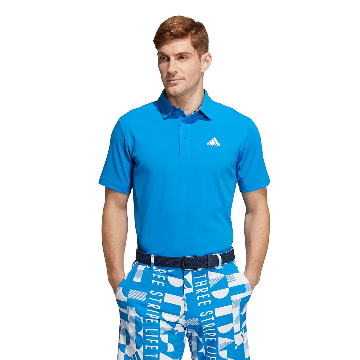 サイドワーディング グラフィック半袖ポロシャツ(半袖シャツ・ポロシャツ)|Adidas(アディダス) ZQ877の通販 - GDOゴルフ ショップ(0000659116)