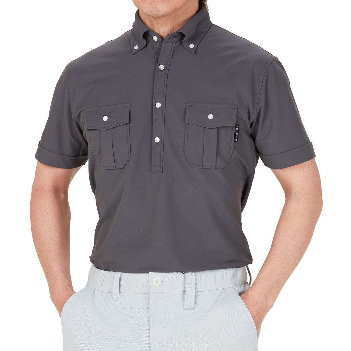 美品 ❗️WAAC ワック3/L 半袖 ポロシャツ ボタンダウン グレー メンズ MENS > シャツ・ポロシャツ