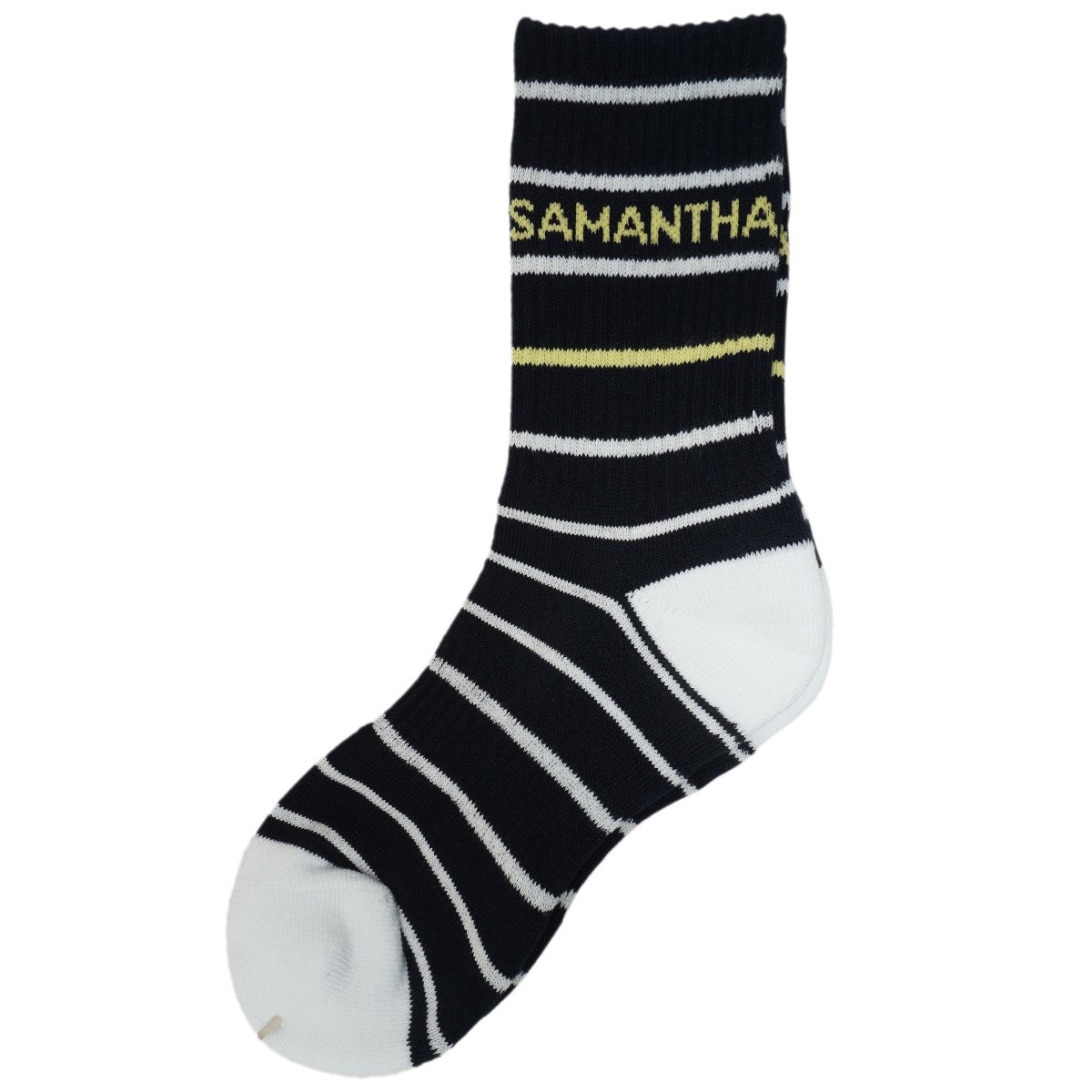 ボーダーロゴショートソックス レディス 靴下 Samantha Thavasa Under25 No 7 サマンサタバサ の通販 Gdoゴルフショップ