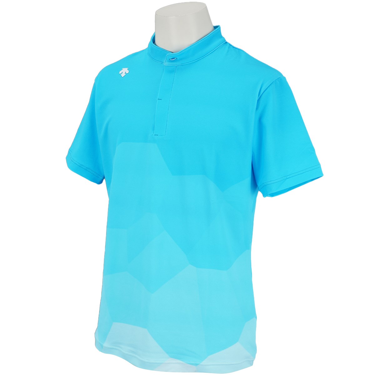 リサイクルサンスクリーン ベア天竺プリント ストレッチヘンリーネック半袖シャツ(半袖シャツ・ポロシャツ)|DESCENTE GOLF(デサントゴルフ)  DGMTJA40の通販 - GDOゴルフショップ(0000660865)