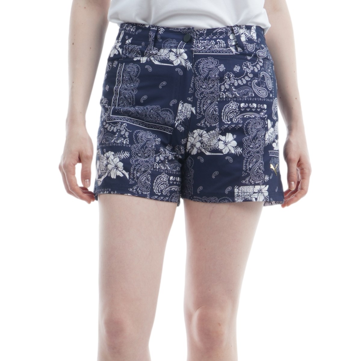31 割引人気の春夏 プーマ Puma ドットエアー Pumaバンダナaop ショートパンツ M ネイビーブレザー 01 レディス レディースゴルフ ウェア スポーツ アウトドア 釣り Europeancubicles Com