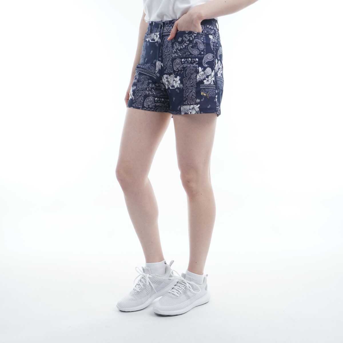 31 割引人気の春夏 プーマ Puma ドットエアー Pumaバンダナaop ショートパンツ M ネイビーブレザー 01 レディス レディースゴルフ ウェア スポーツ アウトドア 釣り Europeancubicles Com