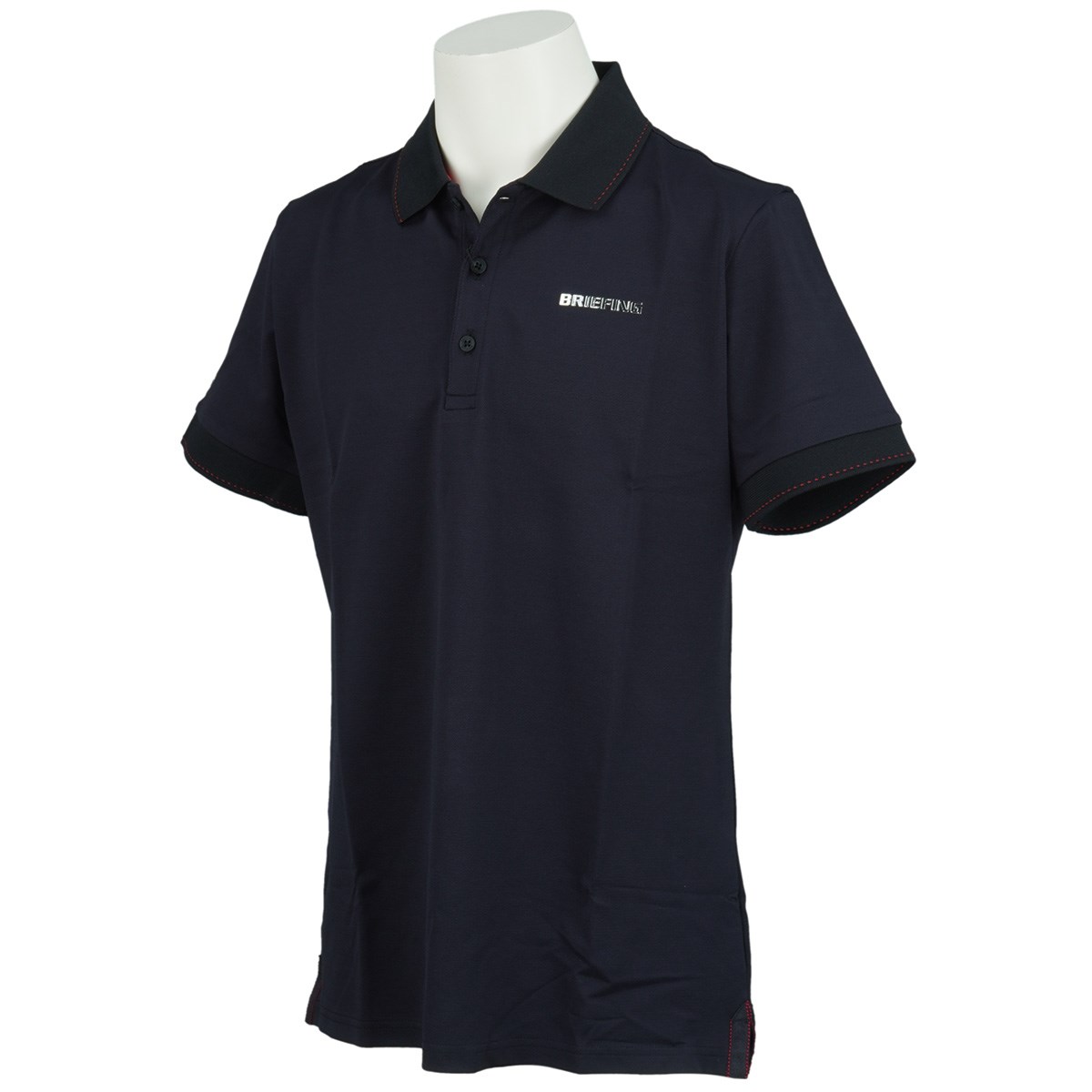 ブリーフィング BRIEFING 半袖ポロシャツ XL ブラック 010 - ゴルフ用品