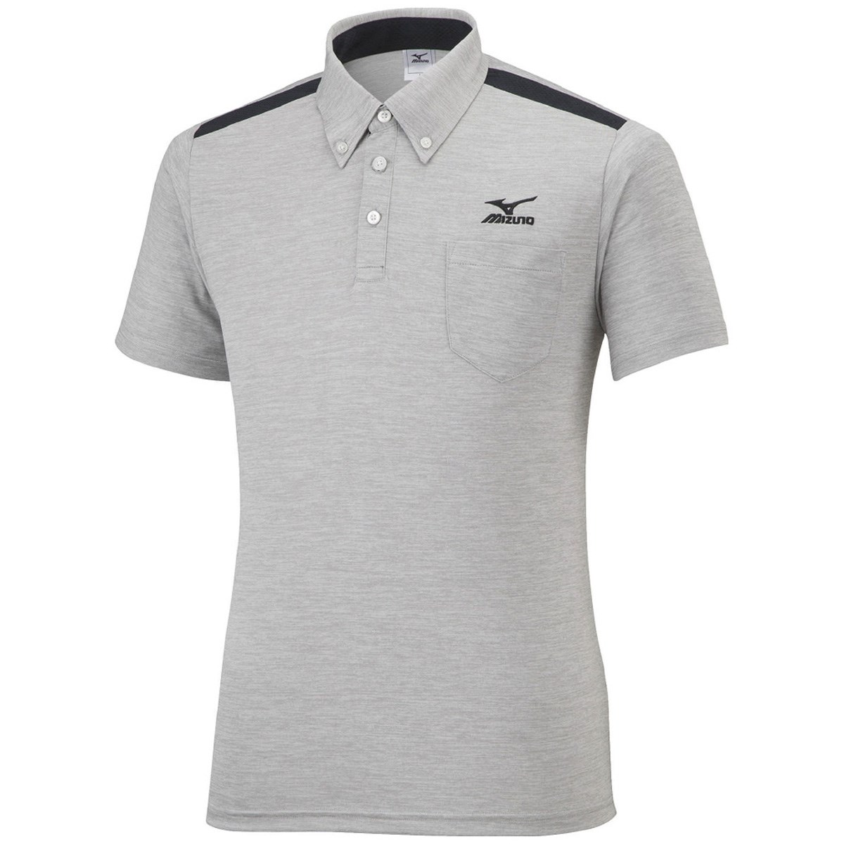 杢柄 半袖ボタンダウンポロシャツ(半袖シャツ・ポロシャツ)|MIZUNO(ミズノ) K2JA2181の通販 -  GDOゴルフショップ(0000661586)