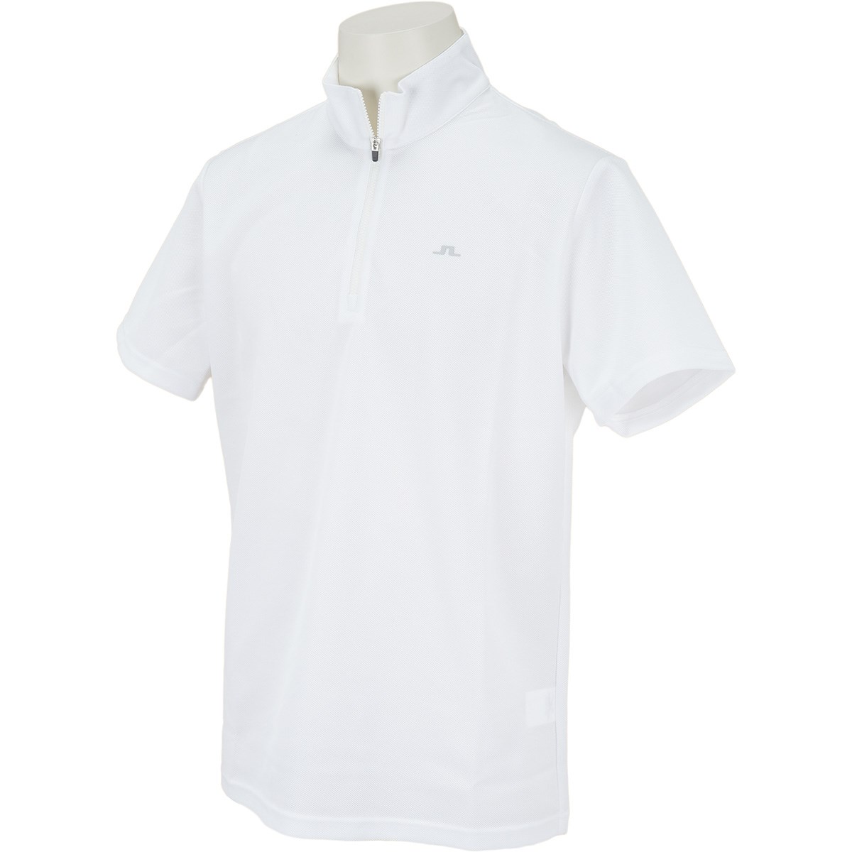 dショッピング |J.リンドバーグ J.LINDEBERG ジップモックネック 半袖シャツ 48 ホワイト 004 | カテゴリ：ポロシャツ